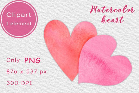 Download Pink Watercolor Heart. Clipart PNG - Pink watercolor heart Collection