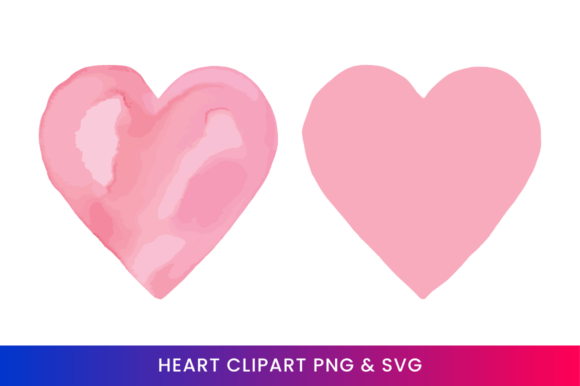 Download Pink Watercolor Heart Clipart 09 - Pink watercolor heart Collection