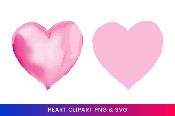 Download Pink Watercolor Heart Clipart 14 - Pink watercolor heart Collection