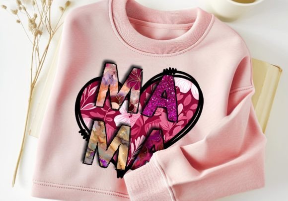 Download Mama PNG Heart Sublimation Tshirt Design - Mama png Collection
