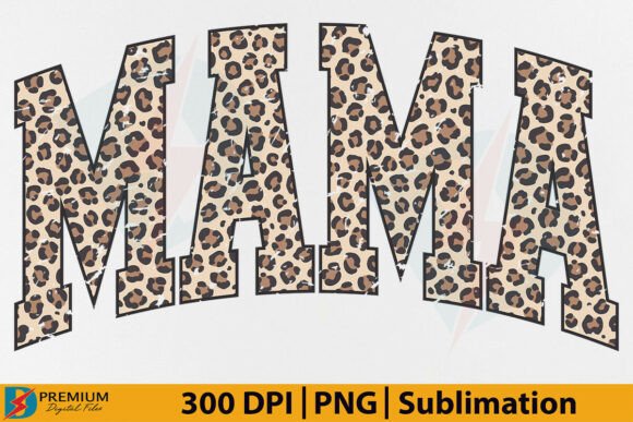 Download Mama Leopard PNG, Retro Varsity Mama PNG - Mama png Collection