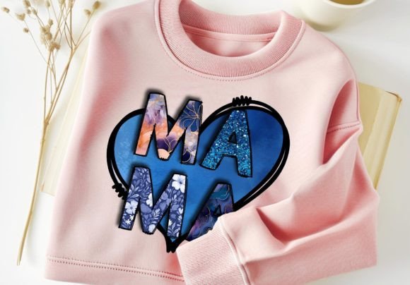 Download Heart Mama PNG Sublimation Tshirt Design - Mama png Collection