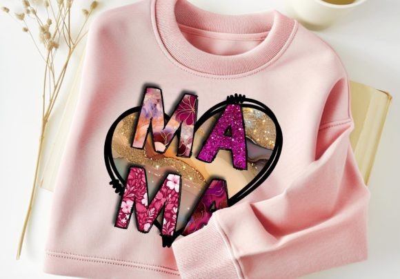 Download Mama PNG Heart Sublimation Tshirt Design - Mama png Collection